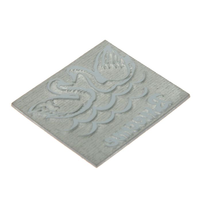 Штамп резиновый "Вместе. Лебеди" 4х3,5 см