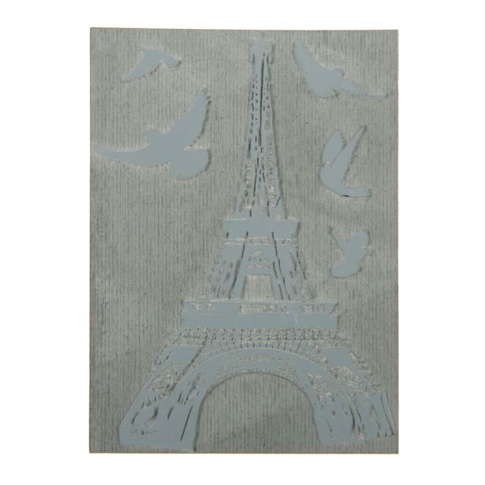 Штамп резиновый "Эйфелева башня" 7х10 см