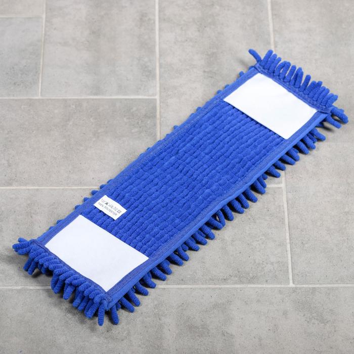 Насадка для плоской швабры "Синель", цвет синий