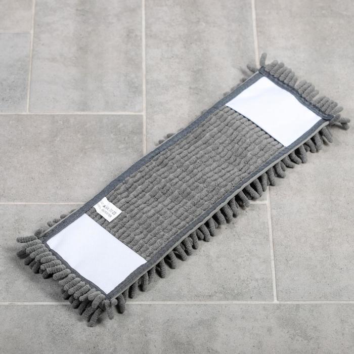 Насадка для плоской швабры "Синель", цвет графит