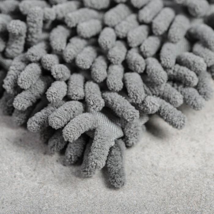 Насадка для плоской швабры "Синель", цвет графит