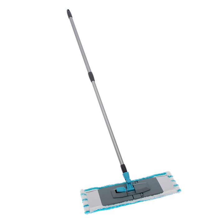 Швабра с телескопической рукояткой 60-120 см, цвет МИКС