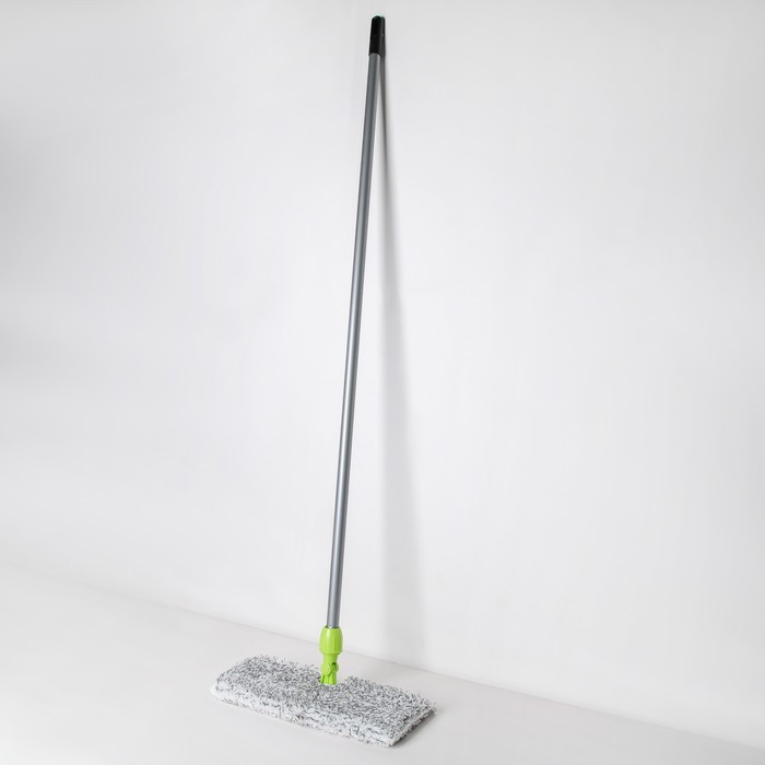 Швабра двусторонняя "Дуо" с рукояткой 120 см, цвет МИКС
