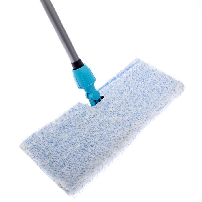 Швабра двусторонняя "Дуо" с телескопической рукояткой 60-120 см, цвет МИКС