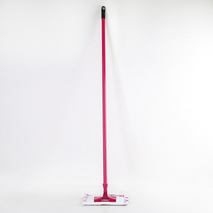 Швабра "Мини" универсальная с рукояткой 110 см, цвет МИКС