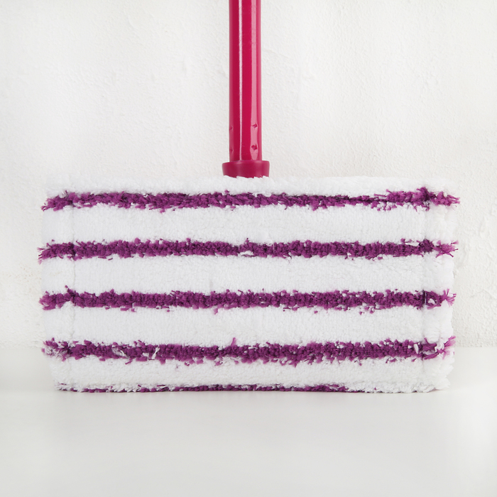 Швабра "Мини" универсальная с рукояткой 110 см, цвет МИКС
