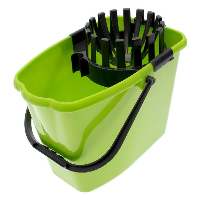 Ведро 10 л со вставкой для отжима, цвет МИКС