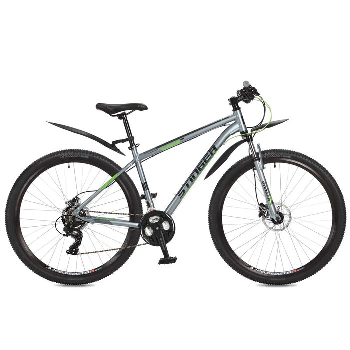 Велосипед 29" Stinger Grafite HD, 2017, цвет серый, размер 20"