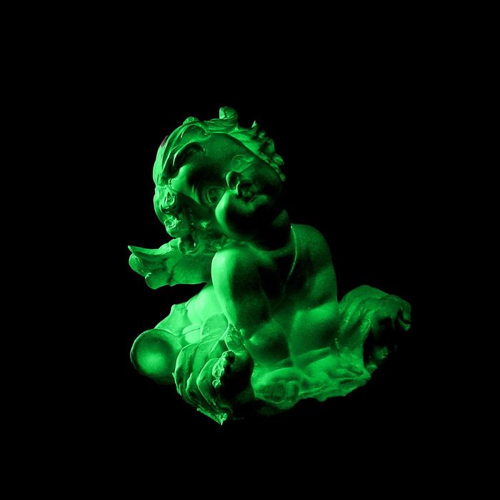 Статуэтка светящаяся «Ангел с дудкой», малая