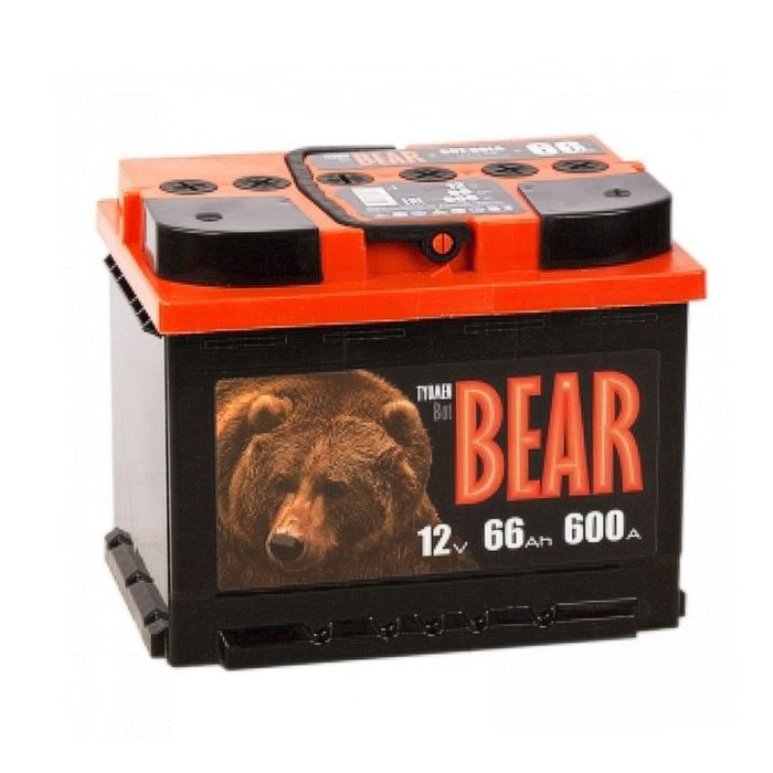 Аккумуляторная батарея Batbear 66 Ач 6СТ-66LA, обратная полярность