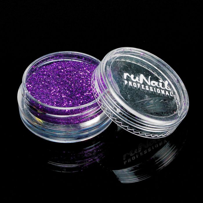 Блёстки для декора ногтей, цвет насыщенный фиолетовый
