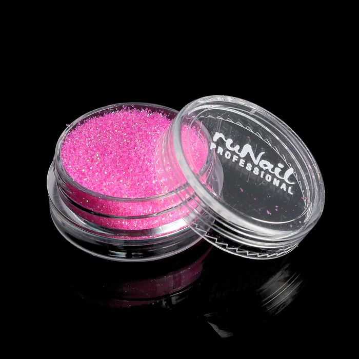 Блёстки для декора ногтей, цвет ярко-розовый