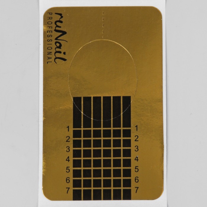 Формы для ногтей, узкие, 500шт, цвет золотой