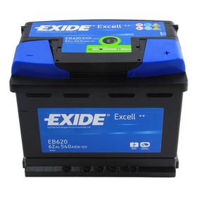 

Аккумуляторная батарея Exide 62 Ач Excel EB620, обратная полярность