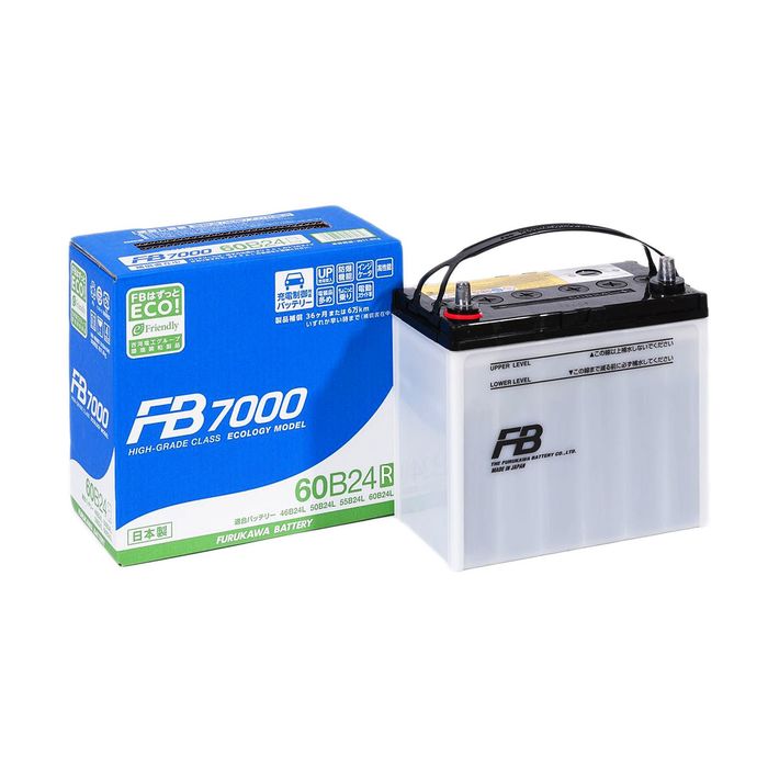 Аккумуляторная батарея FB7000 48 Ач 60B24R, тонкие клеммы, обратная полярность