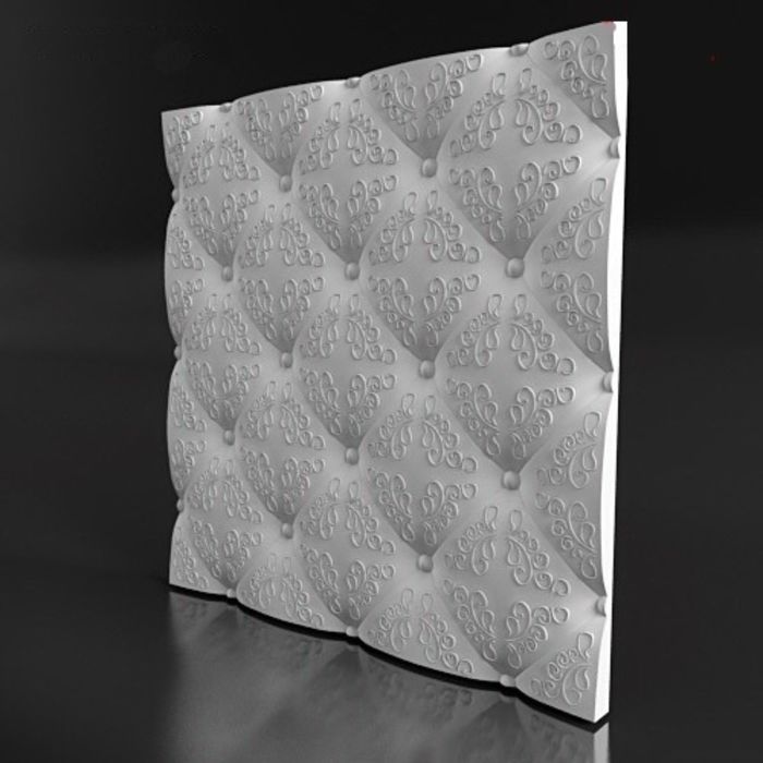 Гипсовая 3D панель RAVEL 500х500