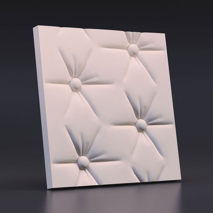 Гипсовая 3D панель "Звездная кожа" 500х500