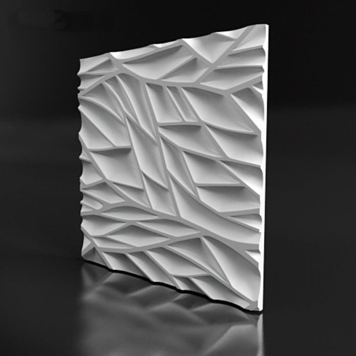 Гипсовая 3D панель "Пропус" 500х500