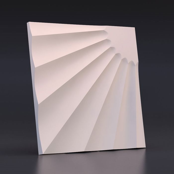 Гипсовая 3D панель "Солярис" 500х500