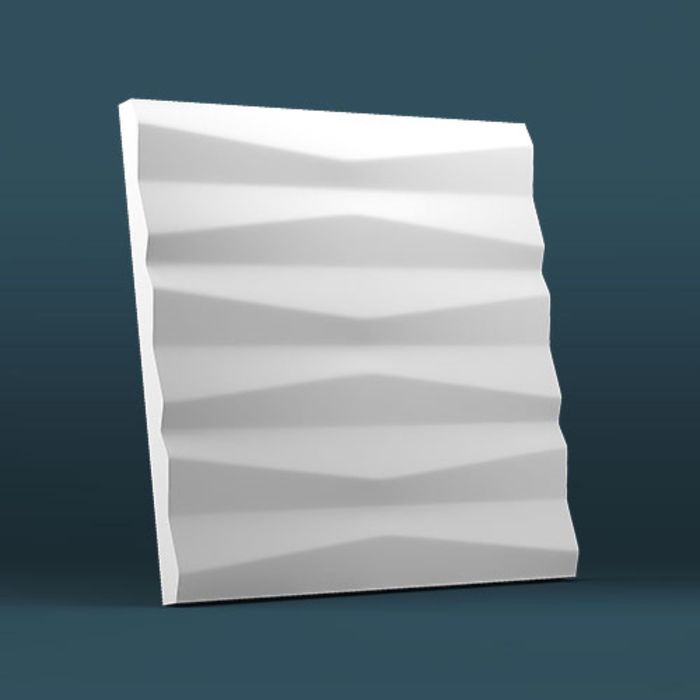 Гипсовая 3D панель "Техно" 500х500