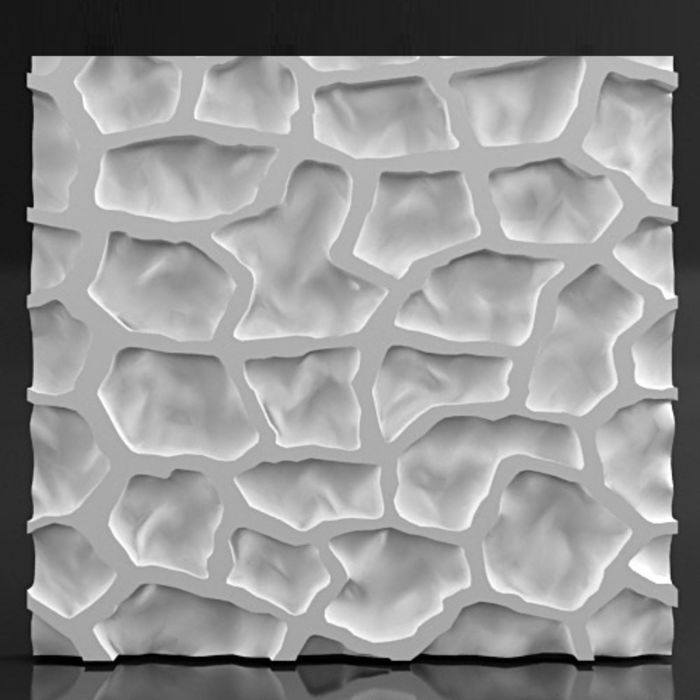Гипсовая 3D панель AGED 500х500