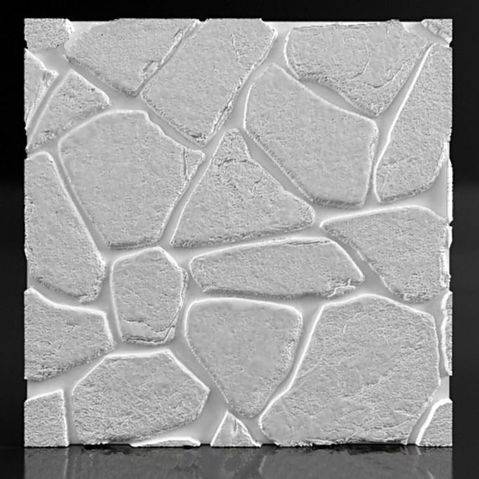 Гипсовая 3D панель BOULDER 500х500