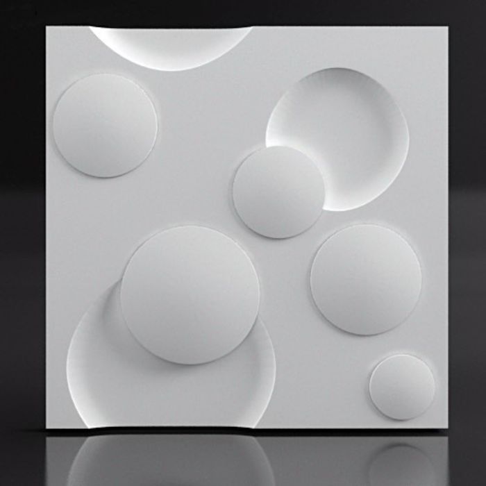 Гипсовая 3D панель MARS 500х500