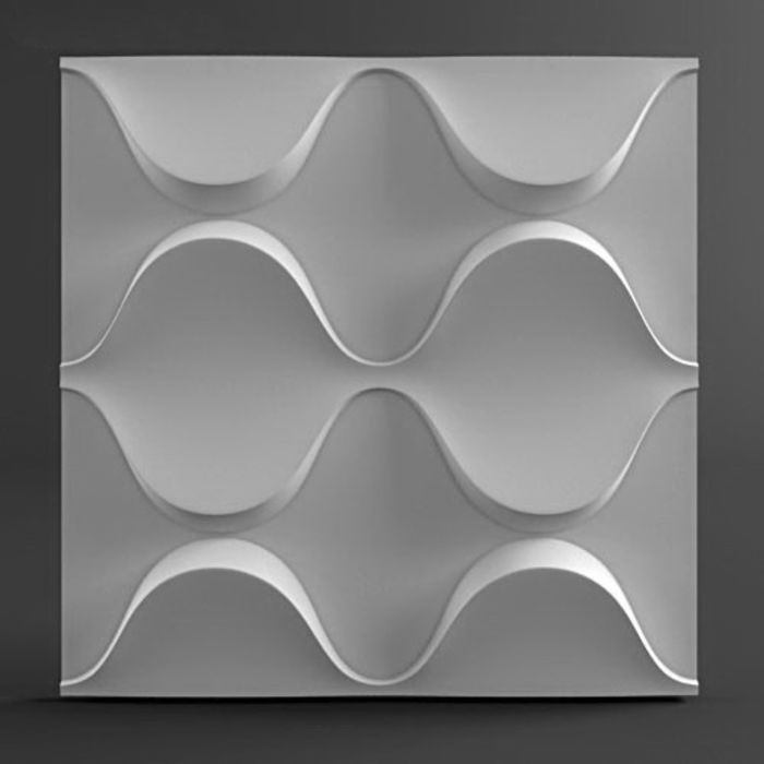 Гипсовая 3D панель MODERN 500х500