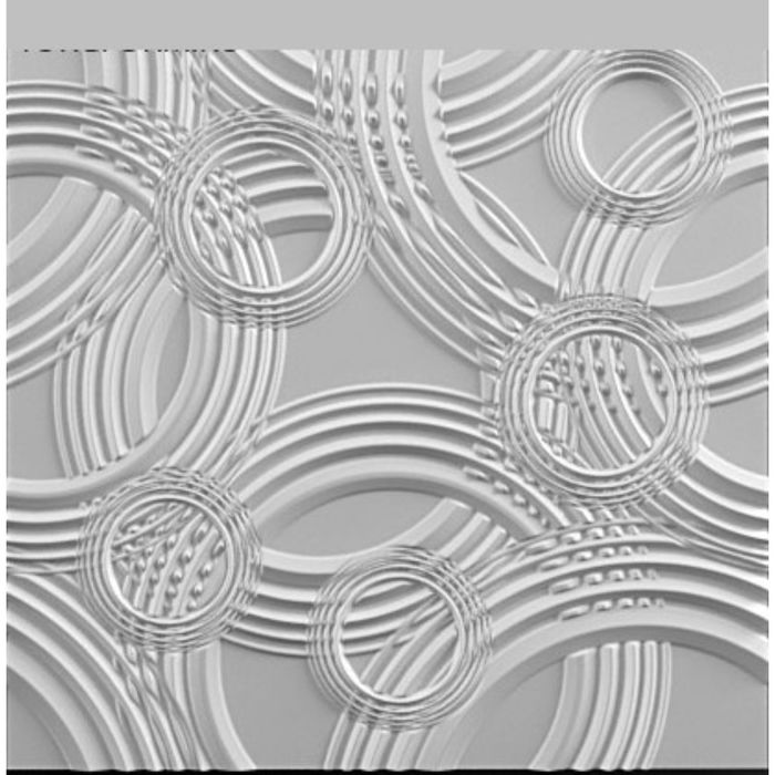 Гипсовая 3D панель PLANET 500х500