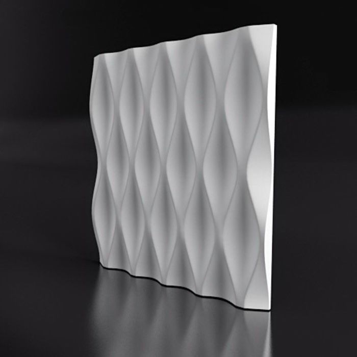 Гипсовая 3D панель ROLLER 500х500