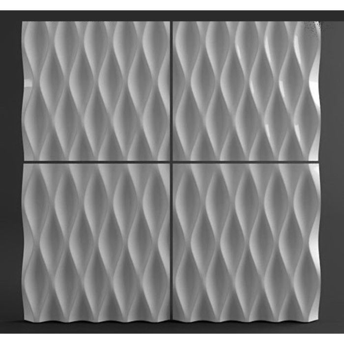 Гипсовая 3D панель ROLLER 500х500