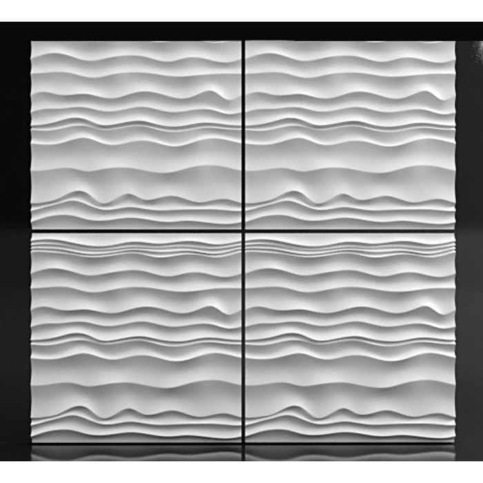 Гипсовая 3D панель SAND 500х500