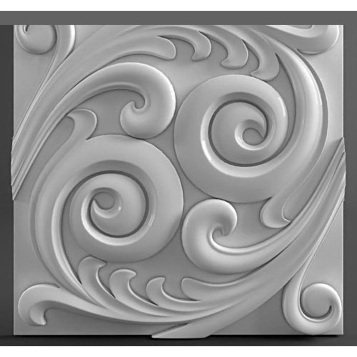 Гипсовая 3D панель SEA 500х500