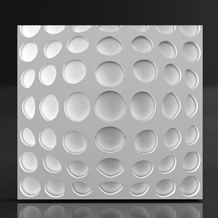 Гипсовая 3D панель VULCAN 500х500