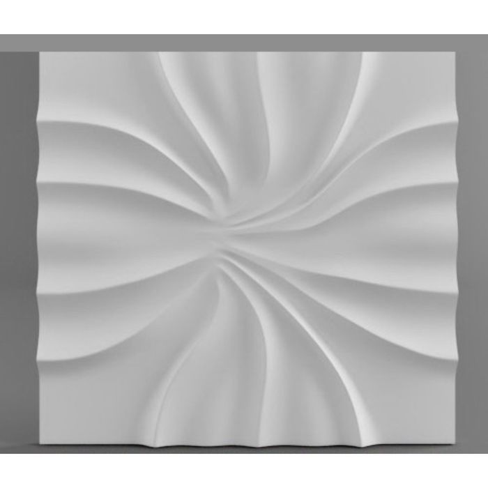 Гипсовая 3D панель "Абелия" 500х500