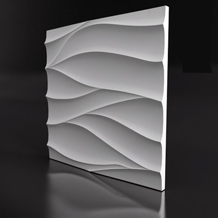 Гипсовая 3D панель "Алиот" 500х500