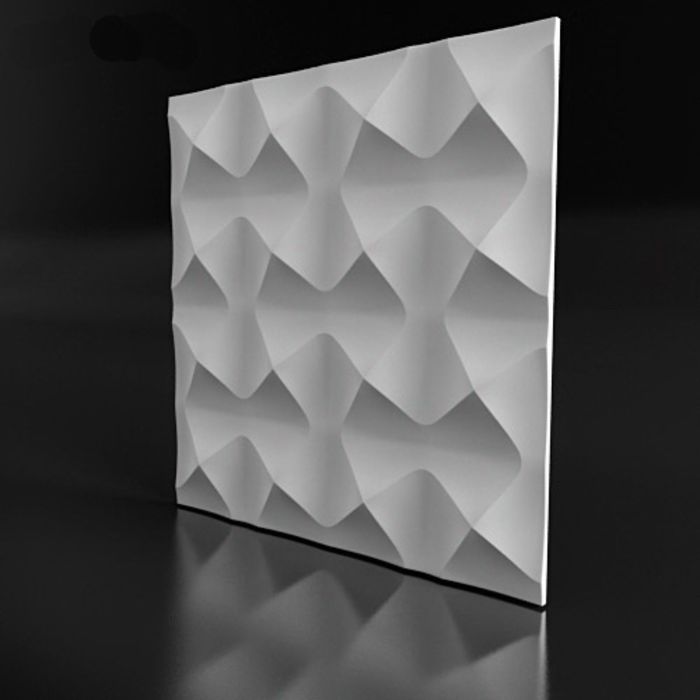 Гипсовая 3D панель "Духр" 500х500