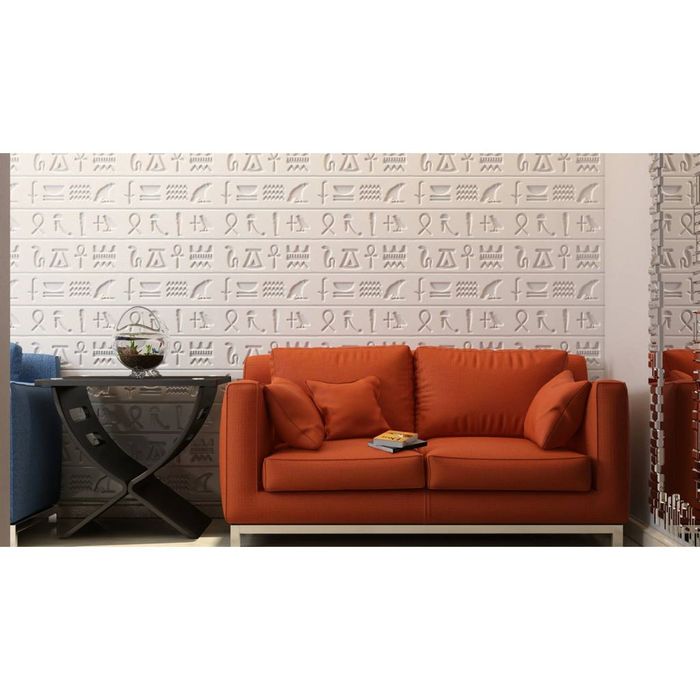 Гипсовая 3D панель "Египет" 500х500