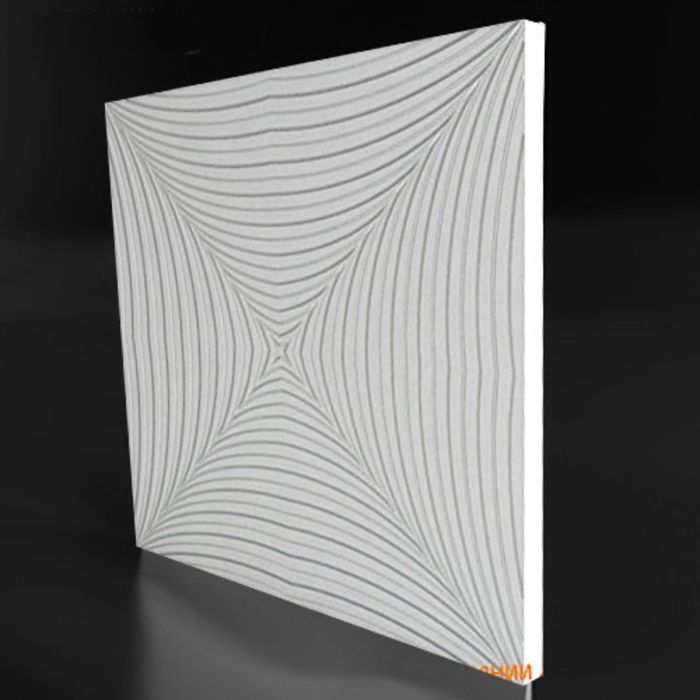 Гипсовая 3D панель "Мерез" 500х500