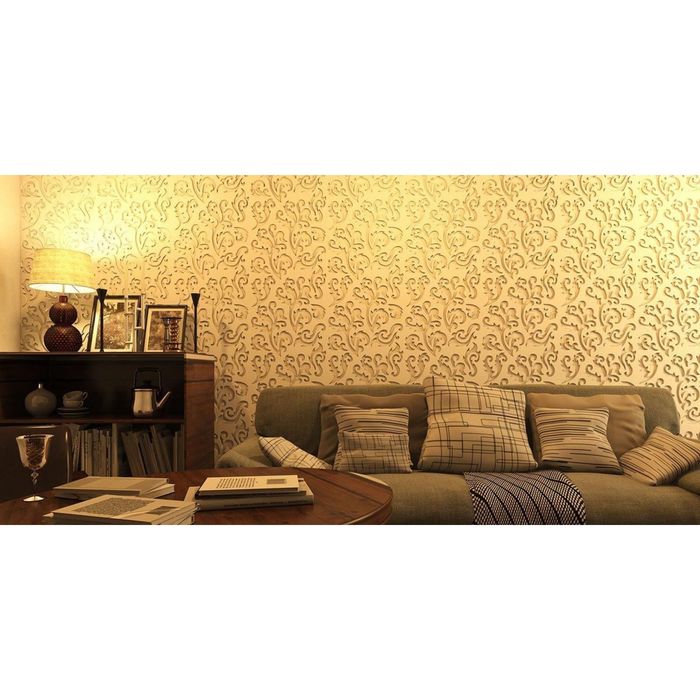 Гипсовая 3D панель "Многоцвет" 500х500