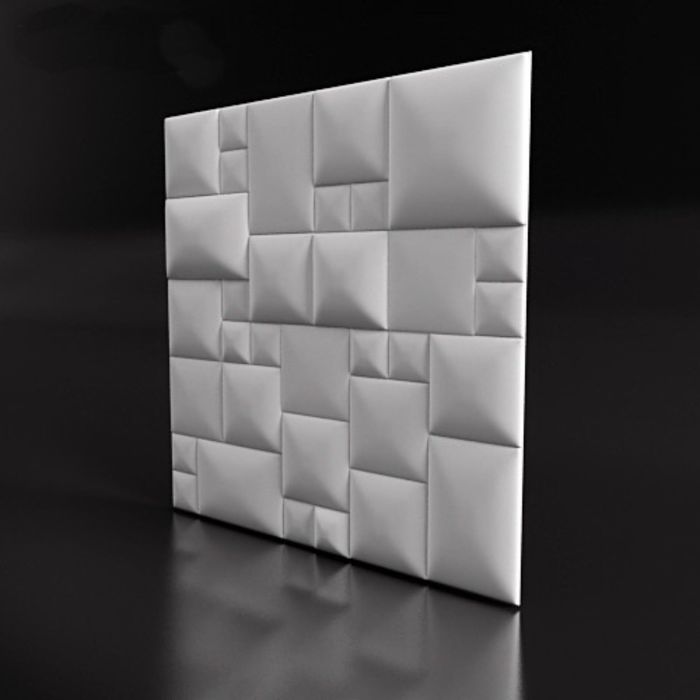 Гипсовая 3D панель "Сарин" 500х500