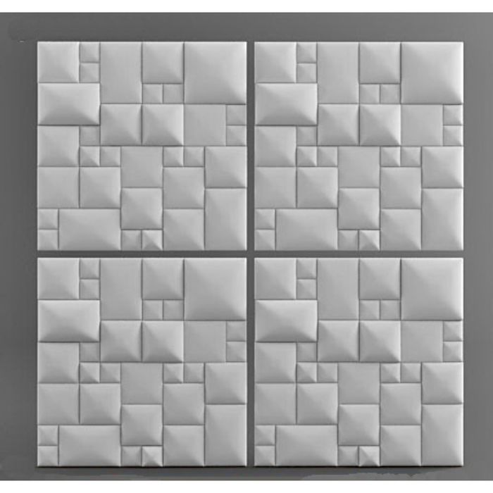 Гипсовая 3D панель "Сарин" 500х500