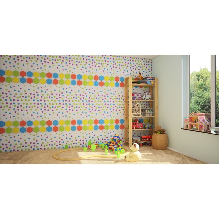 Гипсовая 3D панель "Точки" 500х500