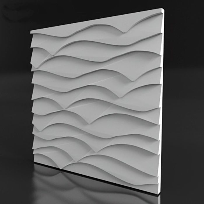 Гипсовая 3D панель "Хедус" 500х500