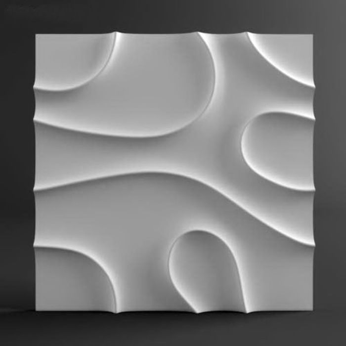 Гипсовая 3D панель "Шаула" 500х500