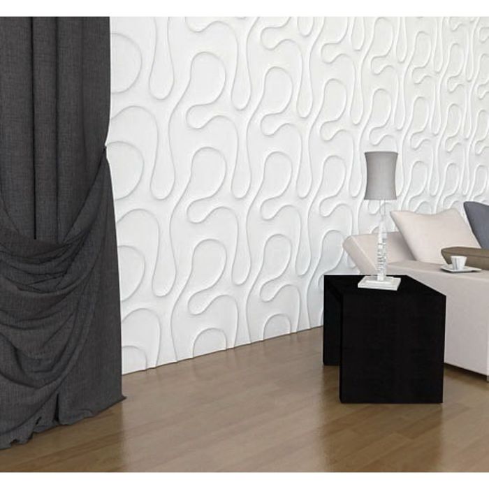 Гипсовая 3D панель "Шаула" 500х500