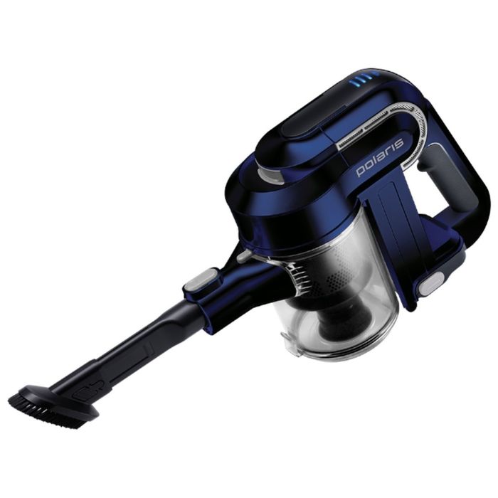 Пылесос Polaris PVCS 0822 HD, 60 Вт, 6 л, вертикальный + ручной, синий