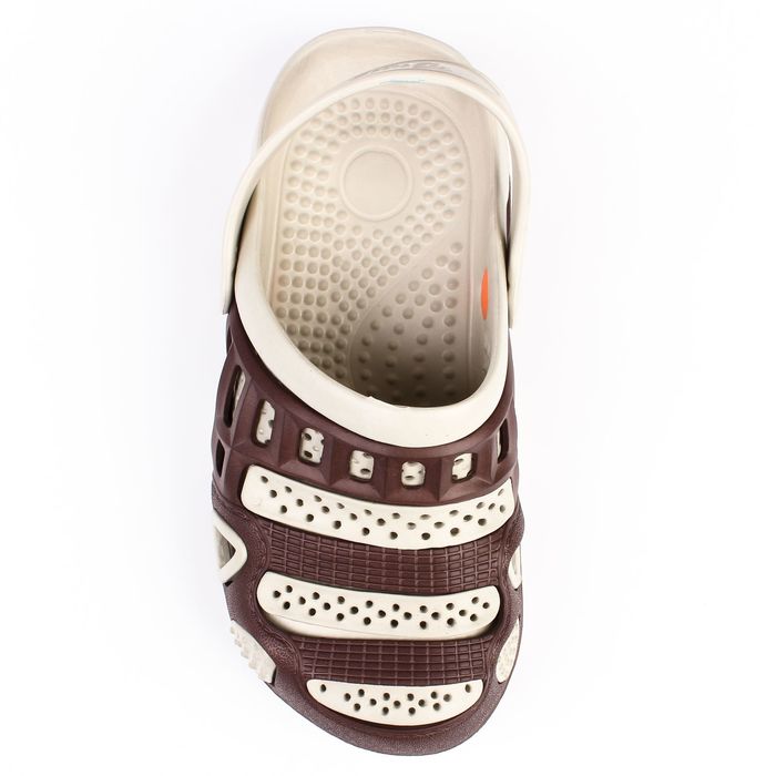 Сланцы пляжные детские арт. CR1641, цвет коричневый/беж, размер 32