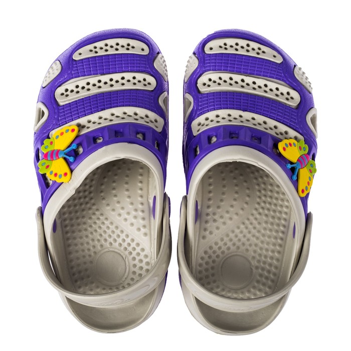 Сланцы пляжные детские арт. CR1642, цвет сирен/беж, размер 31