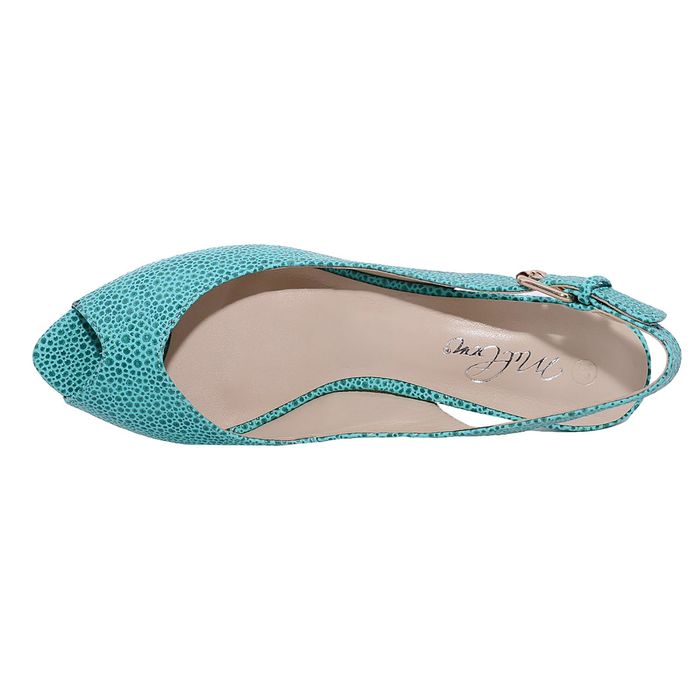 Босоножки женские, цвет бирюзовый, размер 36